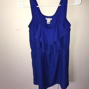 Ruffle royal blue Dress✨