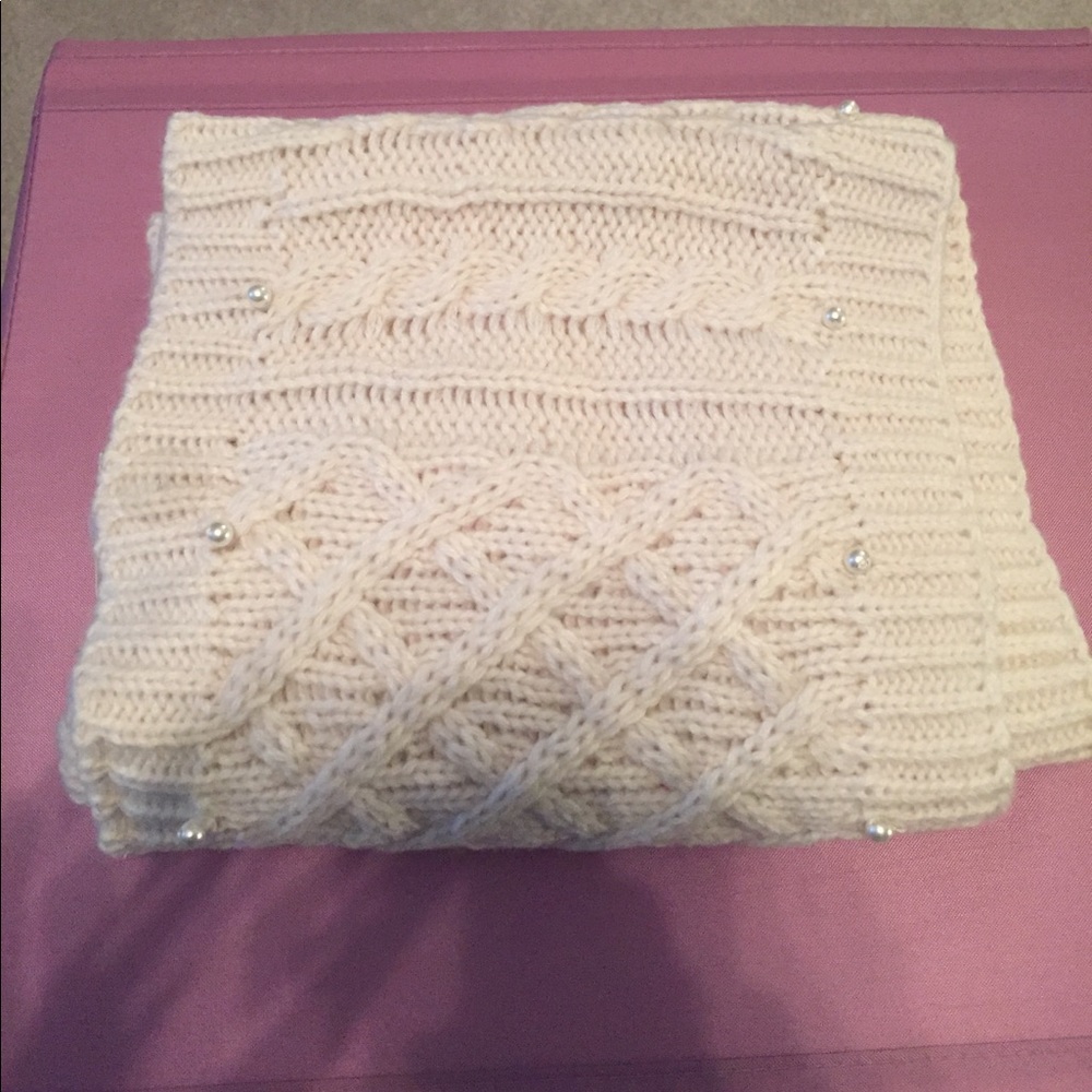 cream infinity scarf