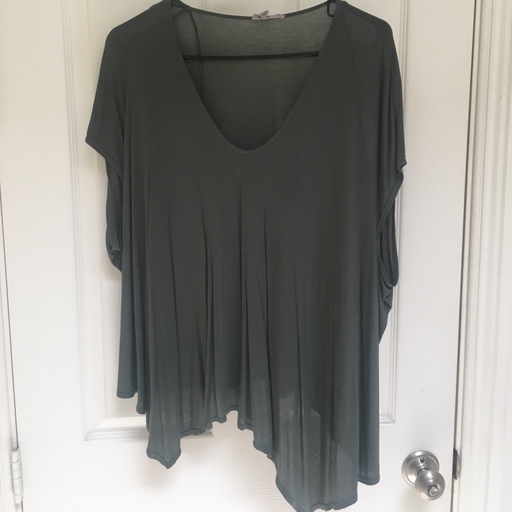 Helmut Scoop neck tshirt