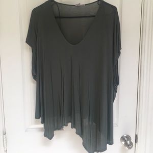 Helmut Scoop neck tshirt