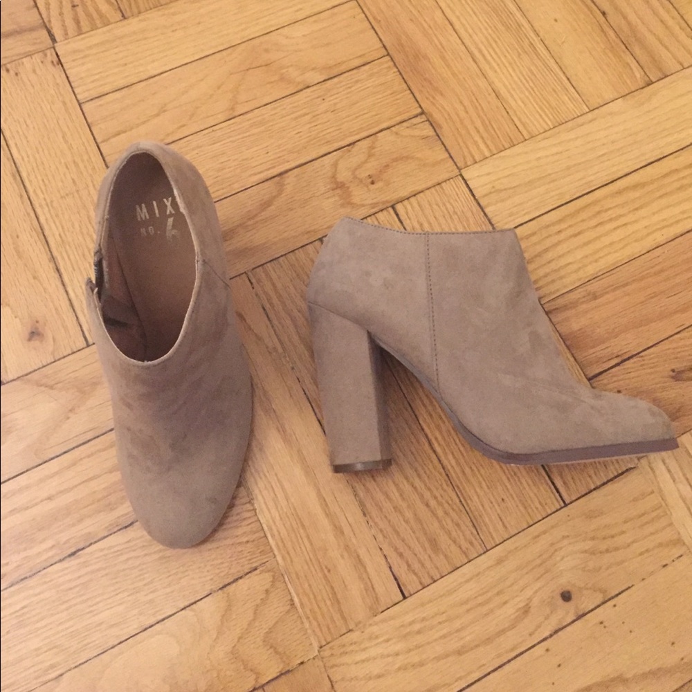 Suede Booties