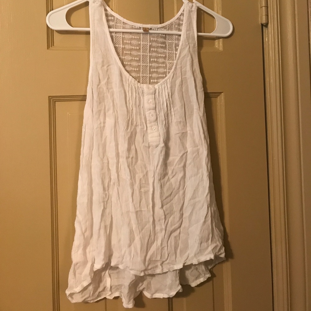 White tank top