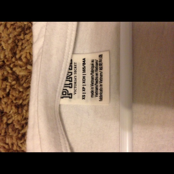 PINK V-Neck Campus Tee - Picture 2 of 2