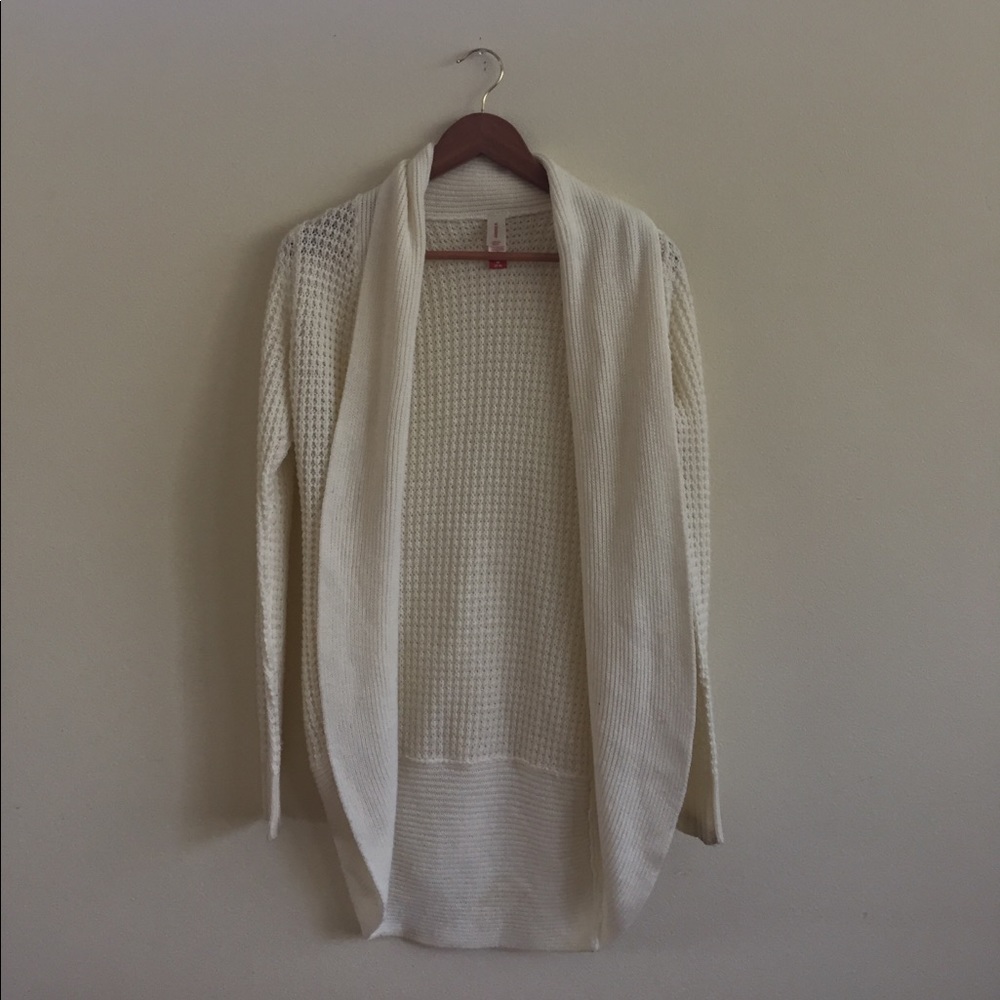 Cream knit cardigan