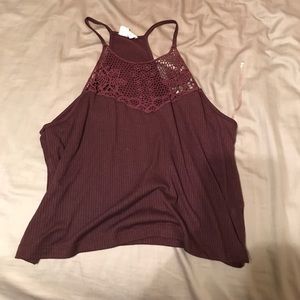LA Hearts maroon tank