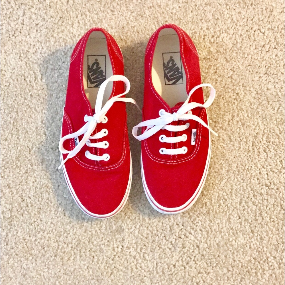 Vans - Wonens Size 7 - Red