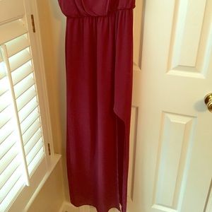 Maroon Maxi Dress