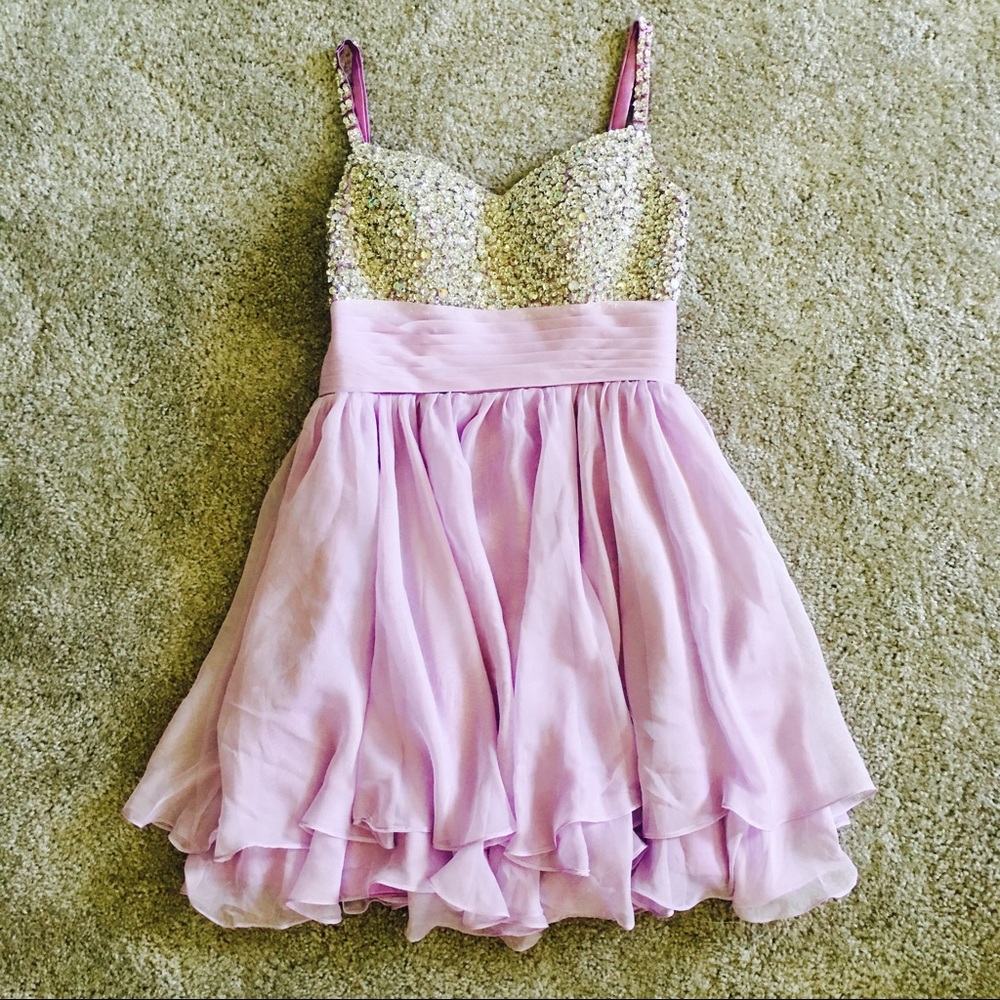 Lavender Sparkly Dress