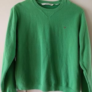 Green Tommy Hilfiger Crew-neck Sweatshirt