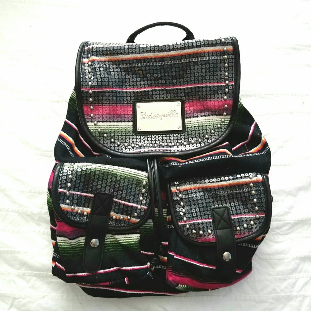 Betsey Johnson Drawstring Backpack