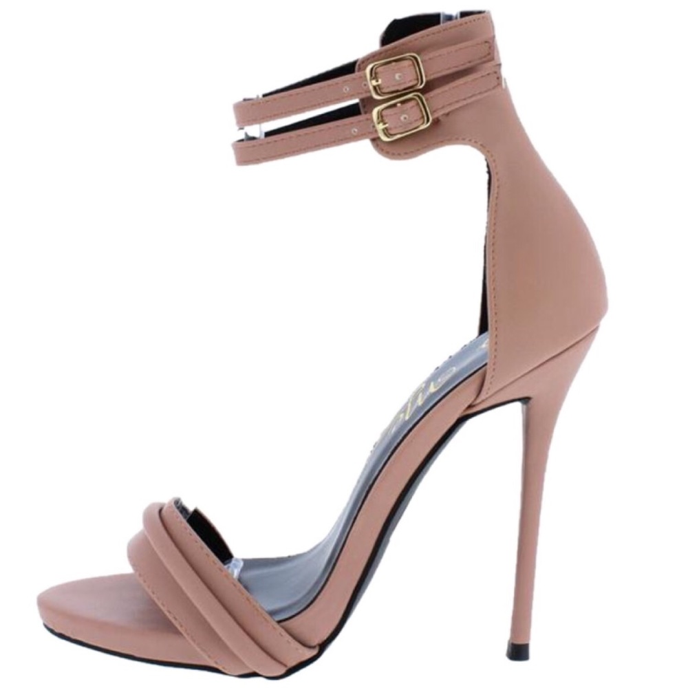 Blush Double Ankle Stiletto