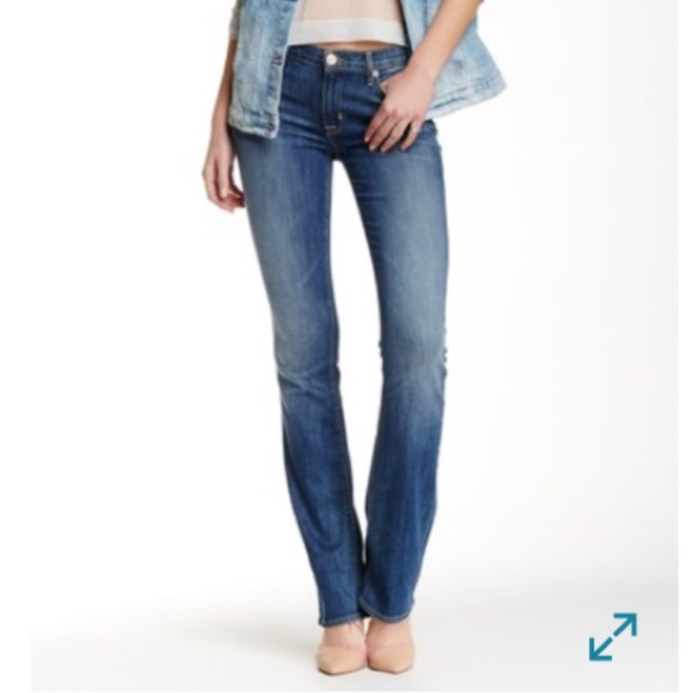 Hudson Midrise Elle Babyboot Cut Jeans Sz 27