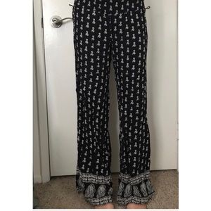 Boho Paisley Print Pants