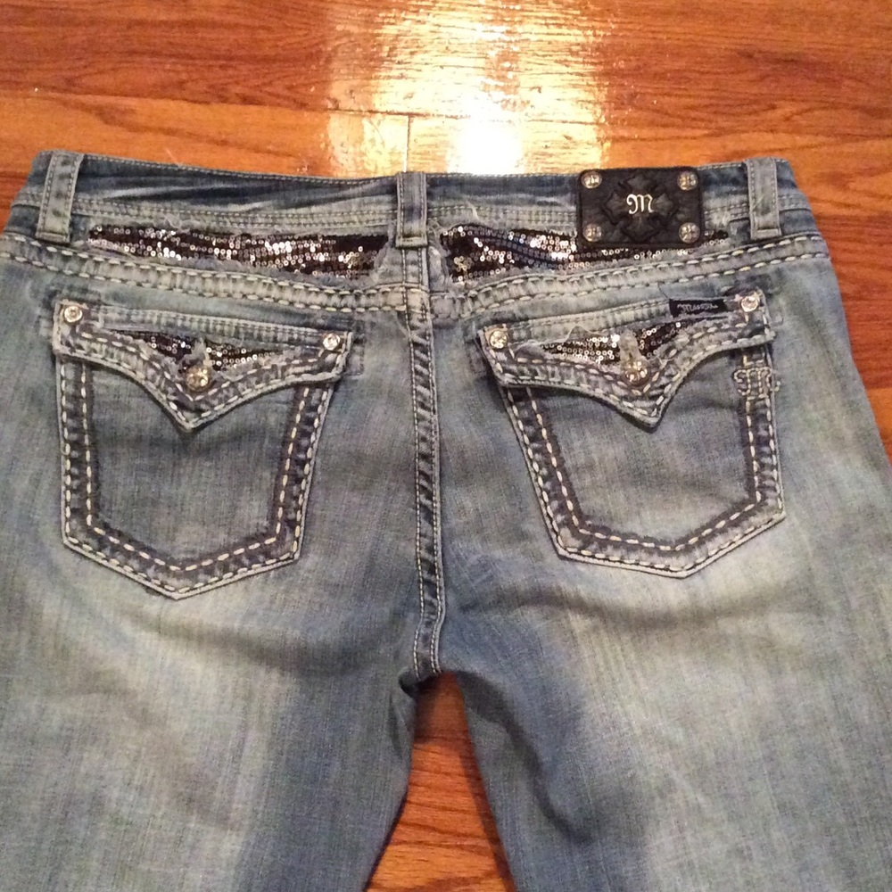 Miss Me Distressed Boot Jeans size W36