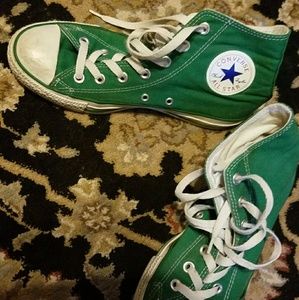 Green High Top Converse