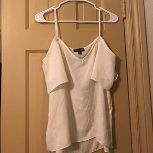 White off-the-shoulder blouse