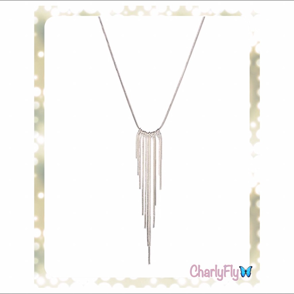 Callura Silver Filled String Pendant Necklace