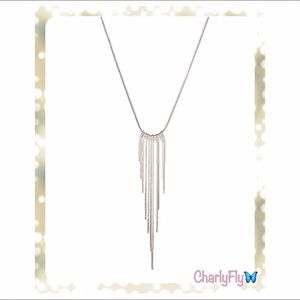 Callura Silver Filled String Pendant Necklace