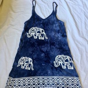 Tye dye elephant dress