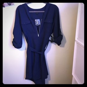 Express navy dress