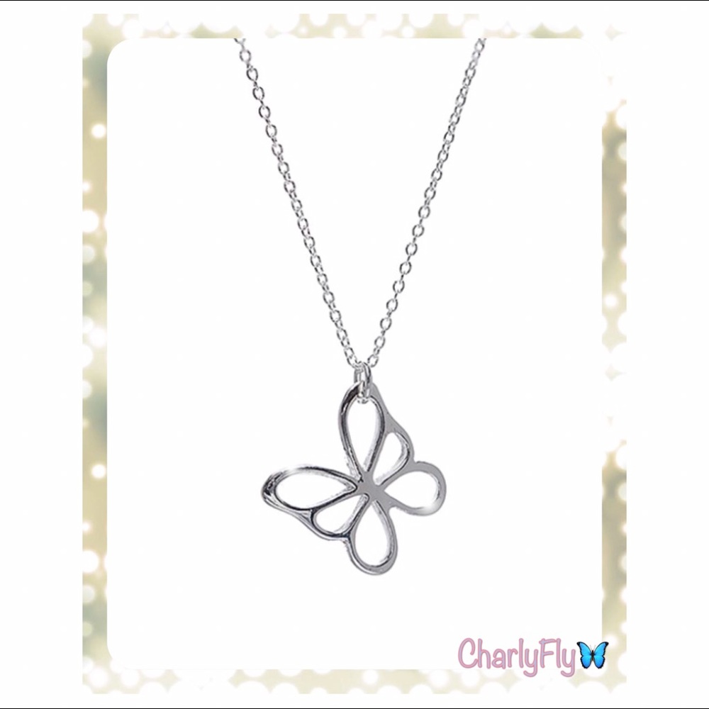 Callura Silver-Filled Butterfly Pendent