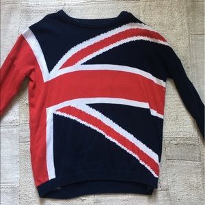 Brandy Melville British Flag Sweater RARE