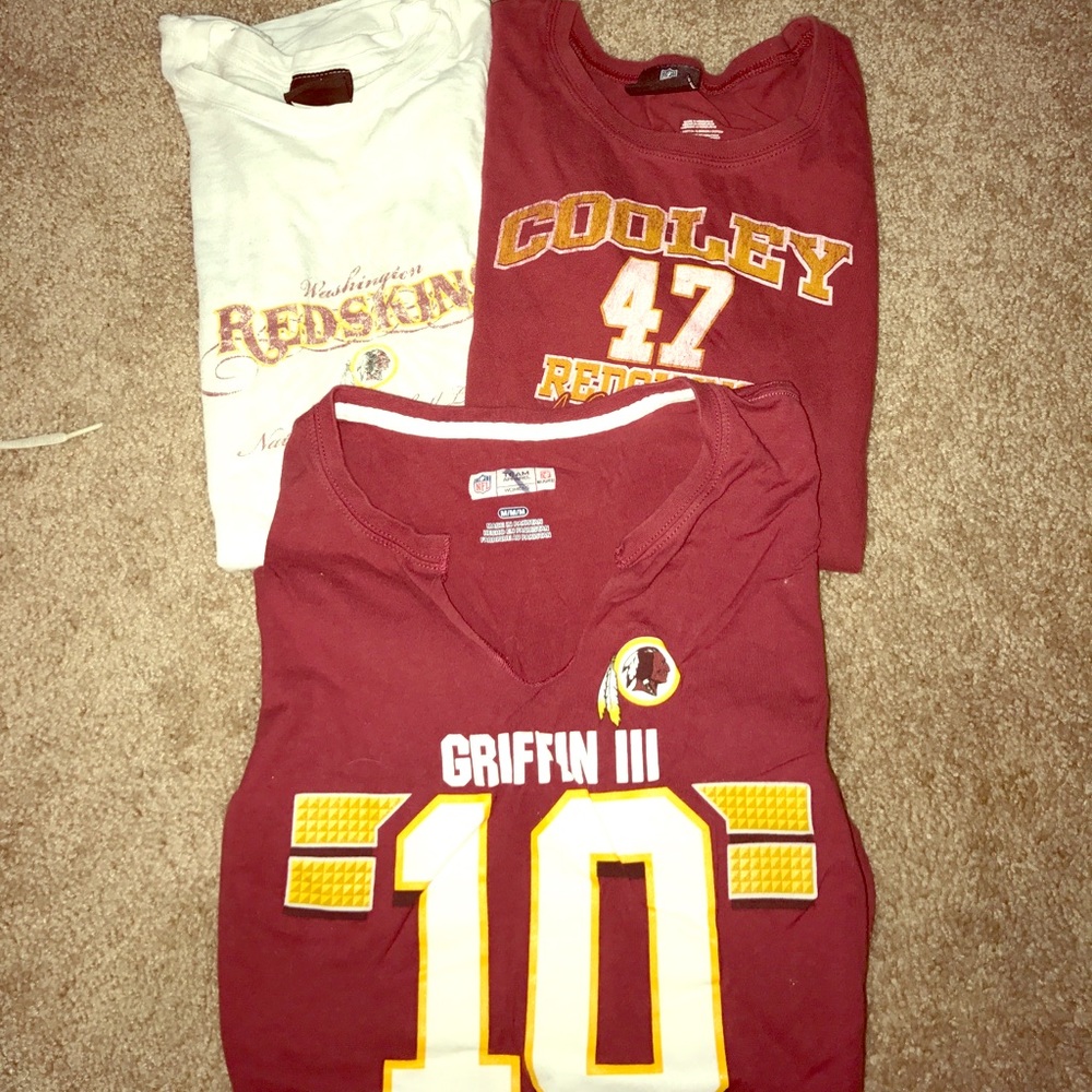 Washington redskins t-shirts like new ! NFL