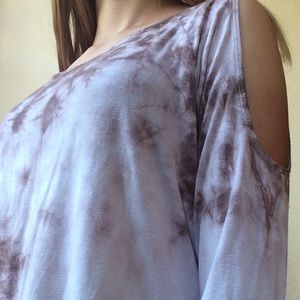 Cold shoulder AEO "soft and sexy" tee