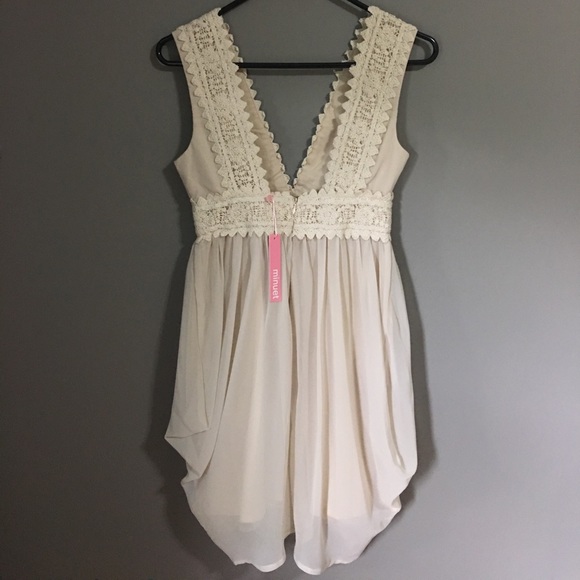 Boho Crochet Floral Lace Dress - Picture 2 of 8