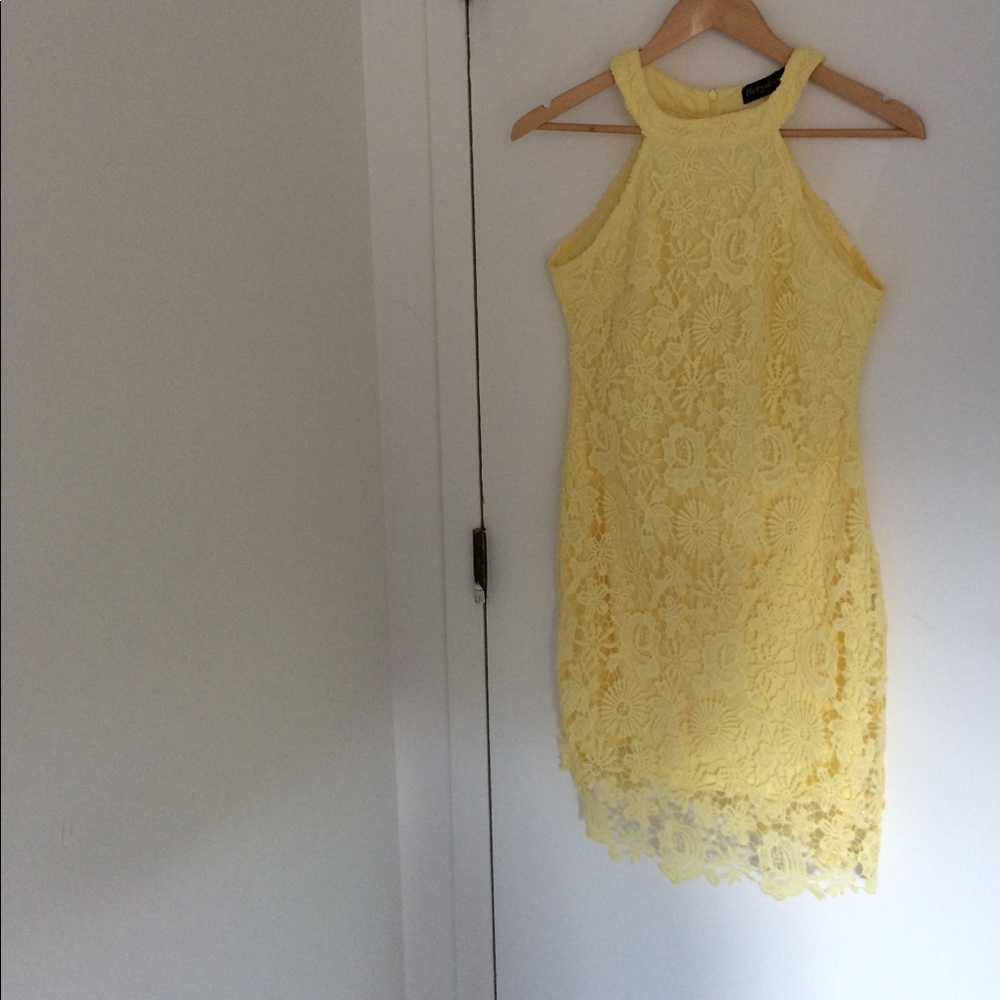 Yellow Lace Dress