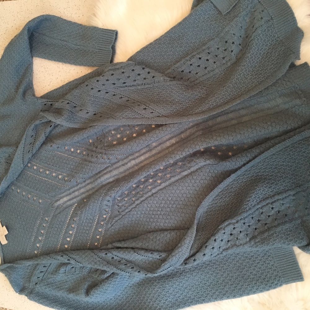 Blue Cardigan