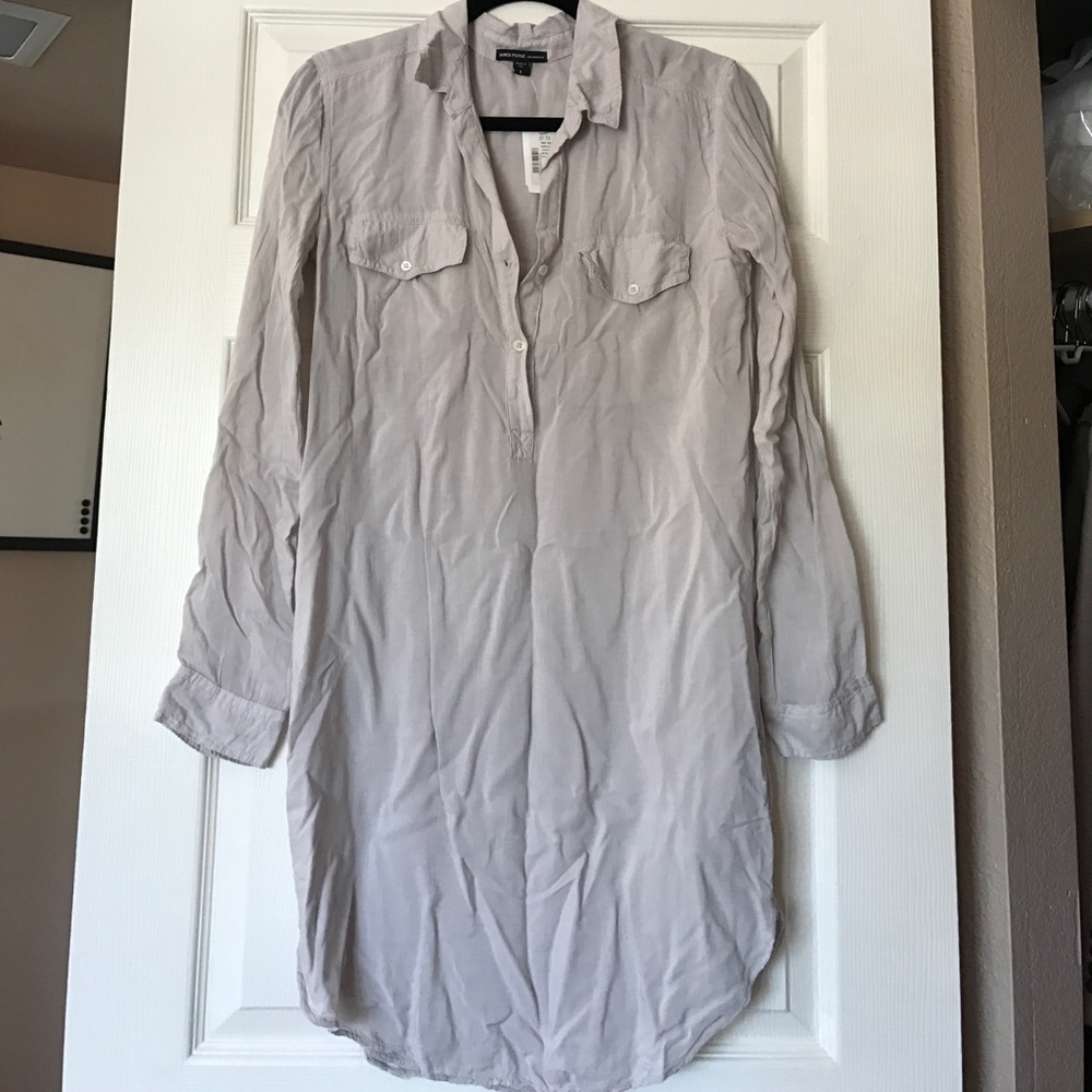 James Peres Henley Tshirt Dress