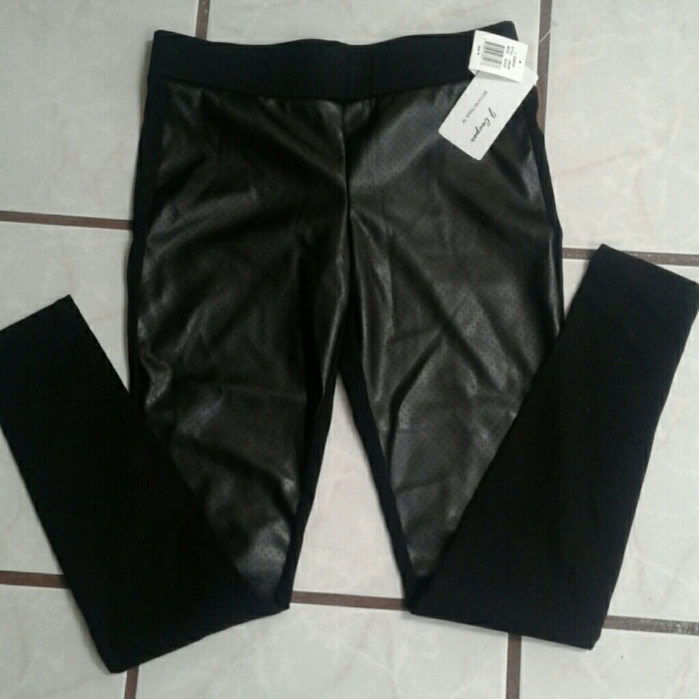 Faux Leather Black Leggings