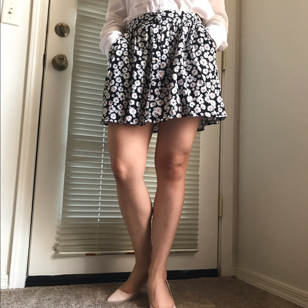 Women mini skirt.