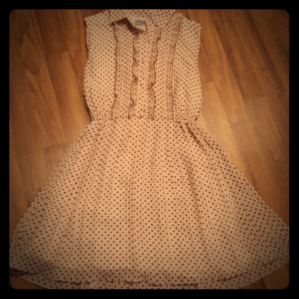 Vintage retro chiffon dress NWOT