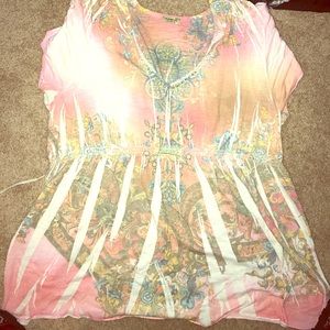 Bohemian style shirt gorgeous 3x