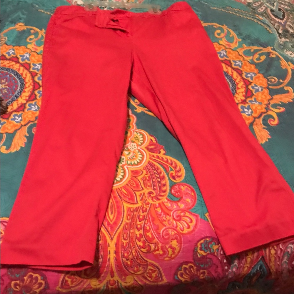 Coral New York & Company capris size 12