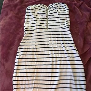 Stripped dress.