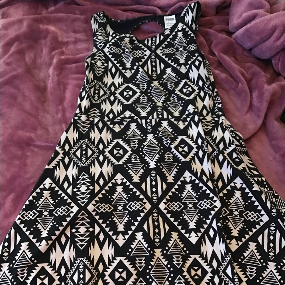 Aztec print dress
