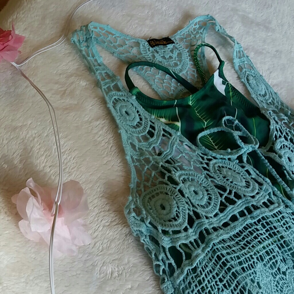 Light Blue Bathing suit cover up