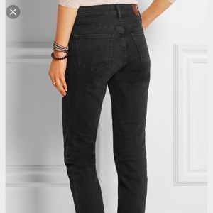 Madewell The High Riser black rinsed skinny jeans
