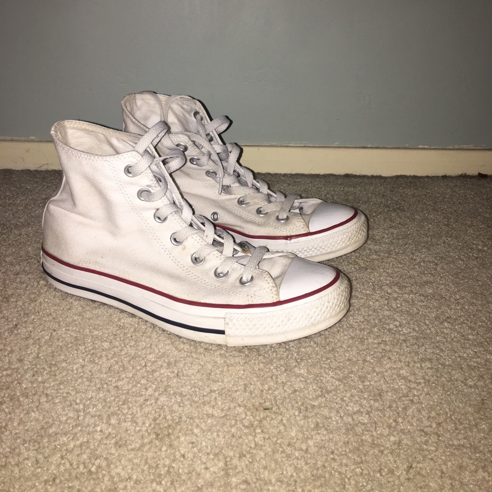 white high top converse