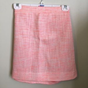 J. Crew pink thread pencil skirt