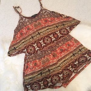 Printed Romper