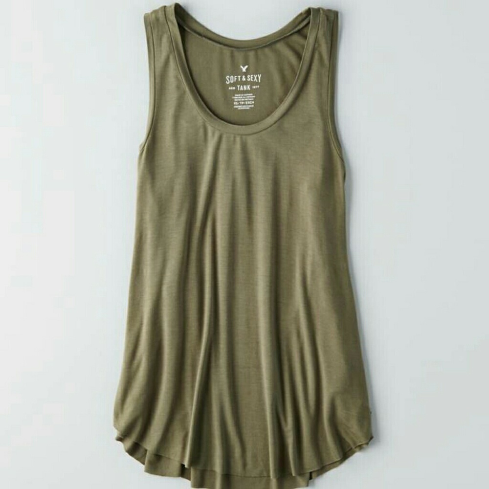 AE OLIVE SWING TANK SOFT & SEXY
