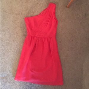 One shoulder cocktail dress