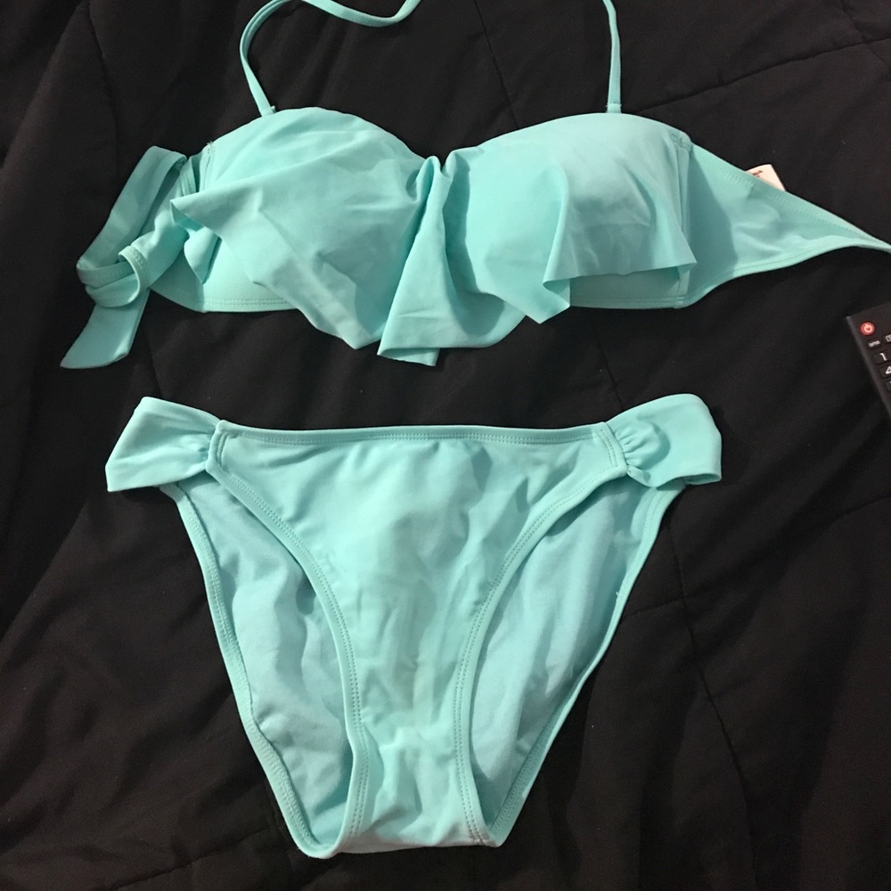 Mint green bikini set