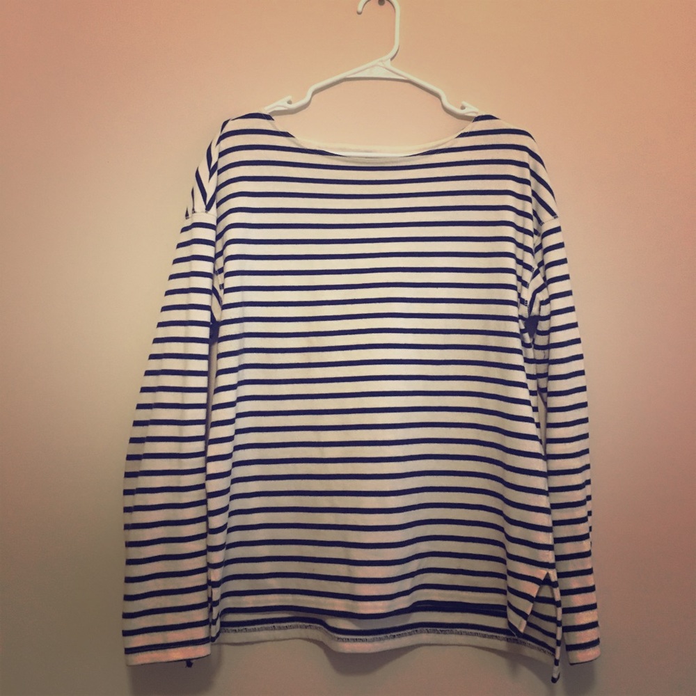 JCP JCPenney Nautical Striped Top