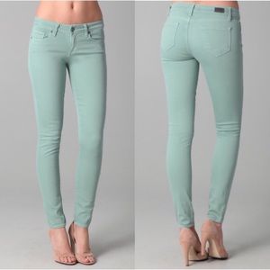 Paige jeans Verdugo ultra skinny in mint green, 25