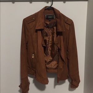 Suede Moto Jacket